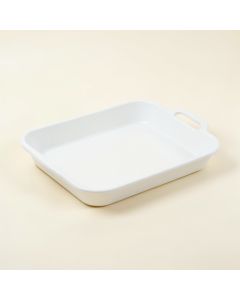 Field Crossing Serving Tray - White (synthetic illustration; no displayed measurements)