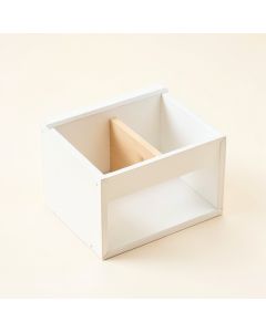 Lake Bridge Empty Coffee-Station Organizer - White (synthetic illustration; no displayed measurements)