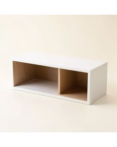 Flint Dale Shoe Storage Bench - White (synthetic illustration; no displayed measurements)