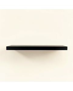 Sage Branch Wall-Mounted Shelf - Black (synthetic illustration; no displayed measurements)