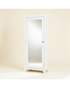 Armour Over The Door Jewelry Armoire With Mirror (synthetic illustration; no displayed measurements)