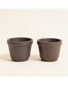 2 - Piece Resin Hanging Planter Set (synthetic illustration; no displayed measurements)