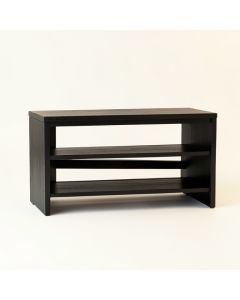 River Dell Shoe Storage Bench - Black (synthetic illustration; no displayed measurements)
