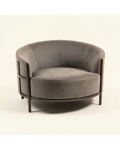 Eloi 54.3 '' Velvet Round Arm Loveseat (synthetic illustration; no displayed measurements)