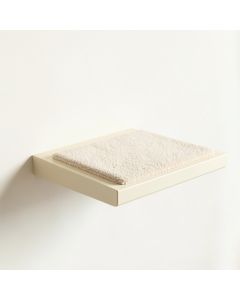 Elm Crossing Wall-Mounted Cat Perch - Cream (synthetic illustration; no displayed measurements)