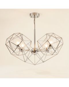Griffey 10 - Light Unique / Statement Geometric Chandelier (synthetic illustration; no displayed measurements)