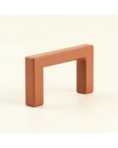 Heath Bend Cabinet Handle Without Packaging - Terracotta (synthetic illustration; no displayed measurements)
