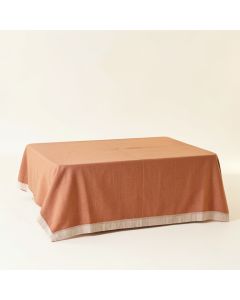 Dawn Bluff Flat Bed Sheet - Terracotta (synthetic illustration; no displayed measurements)