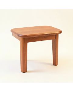 Oak Bend Compact Balcony Table - Terracotta (synthetic illustration; no displayed measurements)