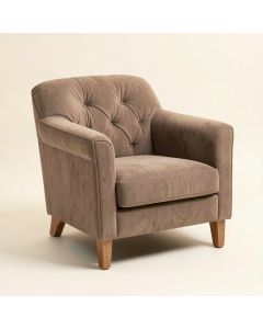 Colwell 40 '' W Tufted Microfiber Armchair (synthetic illustration; no displayed measurements)