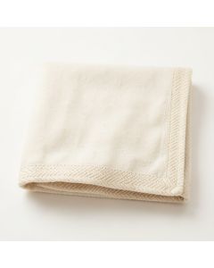 Field Edge Bath Towel - Cream (synthetic illustration; no displayed measurements)