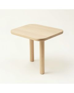 Willow Crossing Compact Balcony Table - Beige (synthetic illustration; no displayed measurements)