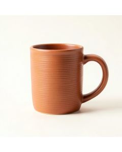 Harbor Crossing Ceramic Mug - Terracotta (synthetic illustration; no displayed measurements)