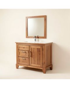 Chestnut 30 '' Single Bathroom Vanity Set (synthetic illustration; no displayed measurements)
