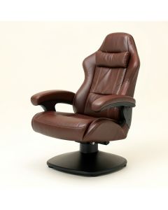 K-Like Adjustable Reclining Ergonomic Leather Swiveling Pc & Racing Game Chair With Footrest (synthetic illustration; no displayed measurements)