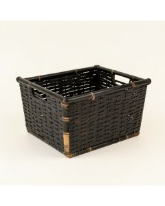 Alder Canyon Empty Storage Basket - Black (synthetic illustration; no displayed measurements)