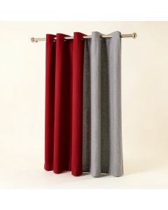 Twisted Solid Semi-Sheer Thermal Single Curtain Panel (synthetic illustration; no displayed measurements)