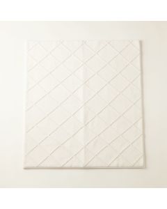 Pine Bridge Rectangular Area Rug - White (synthetic illustration; no displayed measurements)