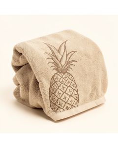 Batik Pineapple 100 % Cotton Bath Towel (synthetic illustration; no displayed measurements)