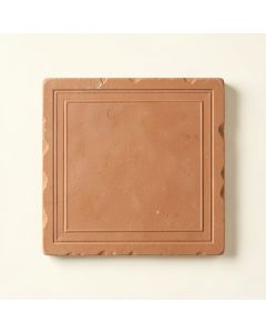 Dawn Branch Uninstalled Square Decorative Tile - Terracotta (synthetic illustration; no displayed measurements)