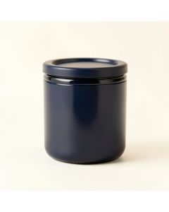 Laurel Branch Storage Canister With Lid - Navy (synthetic illustration; no displayed measurements)