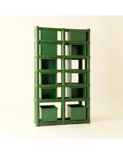 Juniper Branch Empty Vertical Garden Frame - Green (synthetic illustration; no displayed measurements)