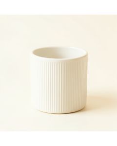 Lake Branch Empty Candle Holder - White (synthetic illustration; no displayed measurements)