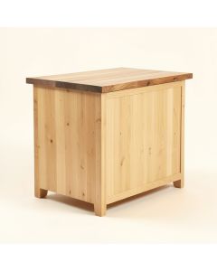 Levar Kitchen Island With Butcher Block Top (synthetic illustration; no displayed measurements)