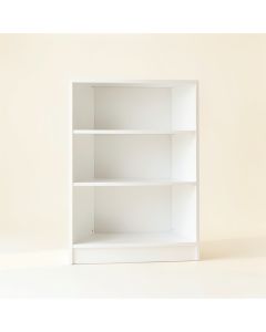 Fern Bend Freestanding Bookcase - White (synthetic illustration; no displayed measurements)