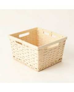 Fern Bend Empty Storage Basket - Cream (synthetic illustration; no displayed measurements)