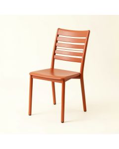 Ridge Bridge Dining Chair - Terracotta (synthetic illustration; no displayed measurements)