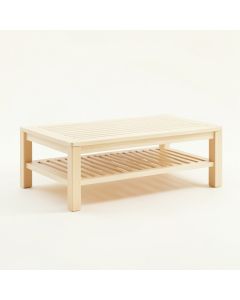 Stone Bluff Coffee Table - Ivory (synthetic illustration; no displayed measurements)