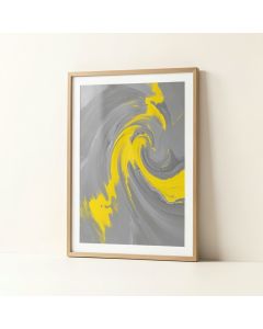 Abstract Pulsate Framed Print (synthetic illustration; no displayed measurements)