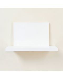 Willow Bridge Wall-Mounted Shelf - White (synthetic illustration; no displayed measurements)