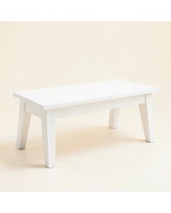 Vale Crossing Indoor Bench - White (synthetic illustration; no displayed measurements)