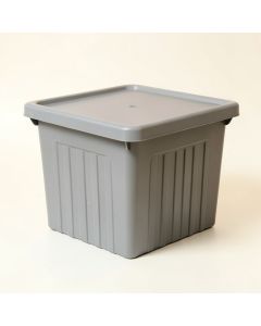 Wren Canyon Closed Outdoor Storage Box - Gray (synthetic illustration; no displayed measurements)