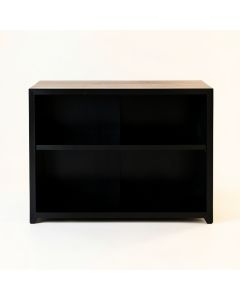 Cove Bridge Low Bookcase - Black (synthetic illustration; no displayed measurements)
