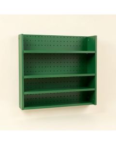 Linden Branch Empty Wall-Mounted Tool Organizer Panel - Green (synthetic illustration; no displayed measurements)