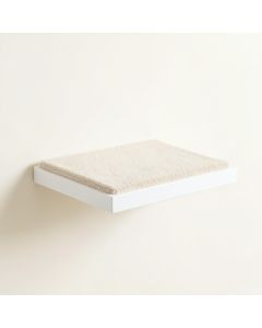 Slate Crossing Wall-Mounted Cat Perch - White (synthetic illustration; no displayed measurements)