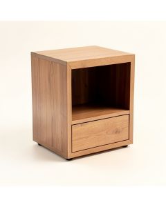 Arsenault End Table With Storage (synthetic illustration; no displayed measurements)