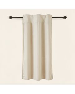 Abstract Semi-Sheer Rod Pocket Single Curtain Panel (synthetic illustration; no displayed measurements)