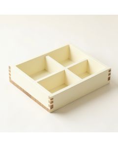 Lake Bridge Empty Pantry Drawer Organizer Insert - Cream (synthetic illustration; no displayed measurements)