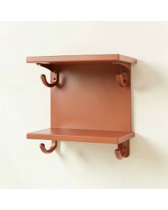 Dune Brook Wall-Mounted Entryway Organizer Shelf - Terracotta (synthetic illustration; no displayed measurements)