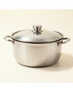 Berghoff International Neo 4 Qt . Steel Round Casserole With Lid (synthetic illustration; no displayed measurements)