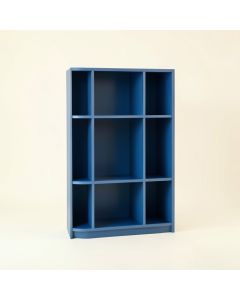 Field Bridge Freestanding Bookcase - Blue (synthetic illustration; no displayed measurements)