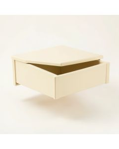 Aspen Bend Under-Desk Drawer Unit - Cream (synthetic illustration; no displayed measurements)