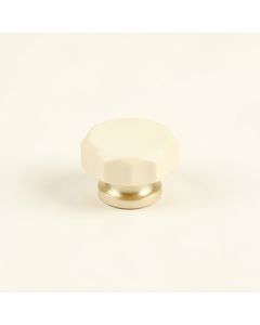 Field Canyon Cabinet Knob Without Packaging - Ivory (synthetic illustration; no displayed measurements)