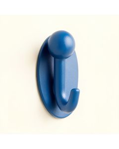 Holly Bluff Wall-Mounted Robe Hook - Blue (synthetic illustration; no displayed measurements)
