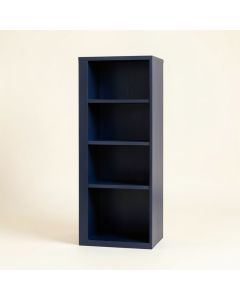 Moss Crossing Narrow Cubby Tower - Navy (synthetic illustration; no displayed measurements)