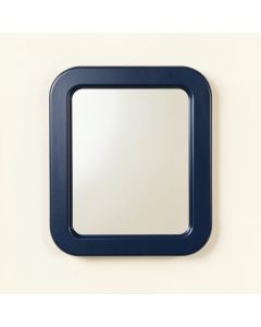 Field Crest Framed Wall Mirror - Navy (synthetic illustration; no displayed measurements)